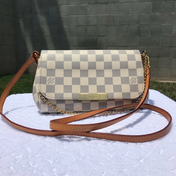 Louis Vuitton Handbags - Sold! Louis Vuitton Favorite Damier Azur Crossbody